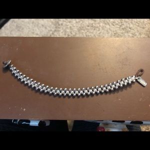 Aeropostale white & silver bracelet